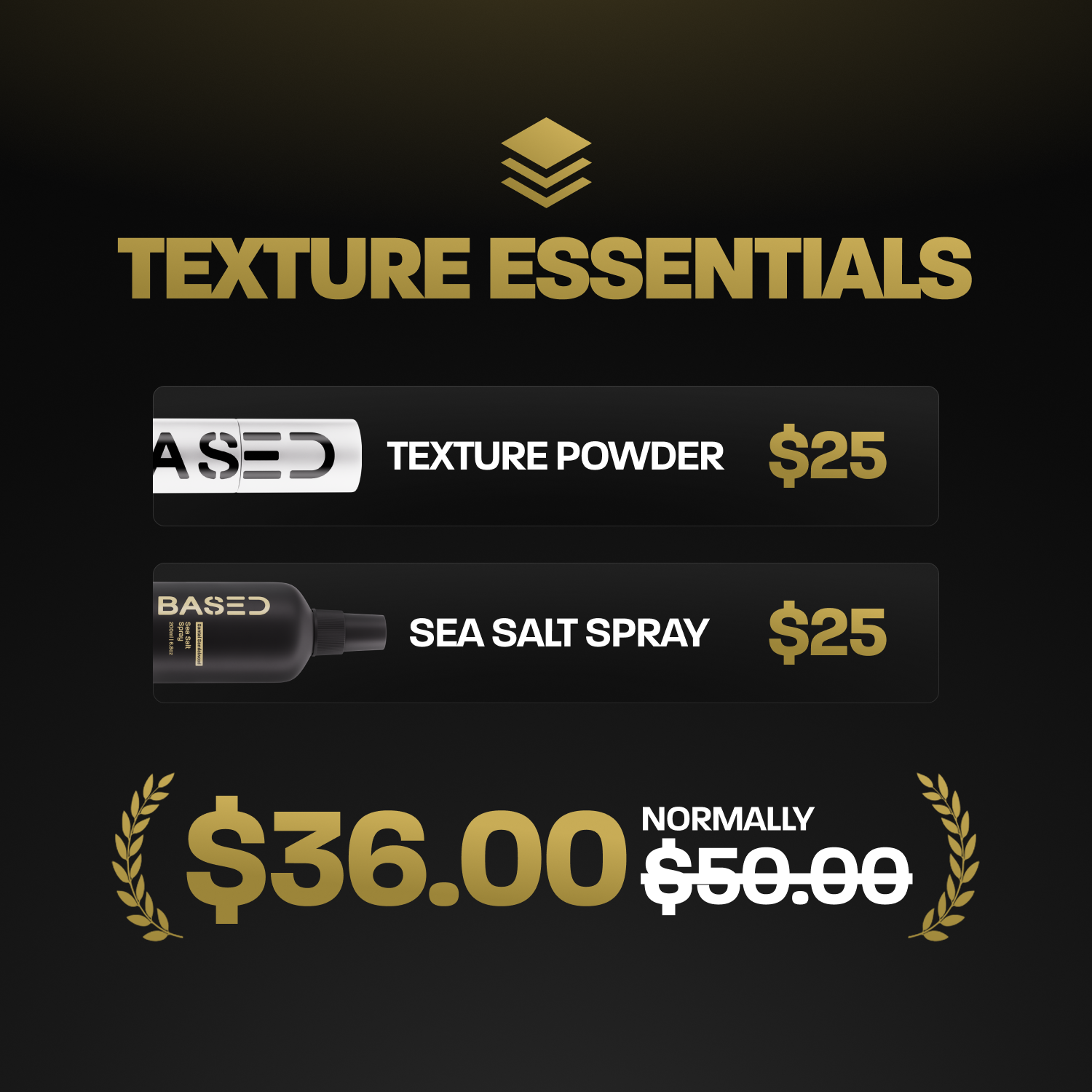 Based Texture Powder & Sea Salt Spray Duo + FREE Scalp Scrubber